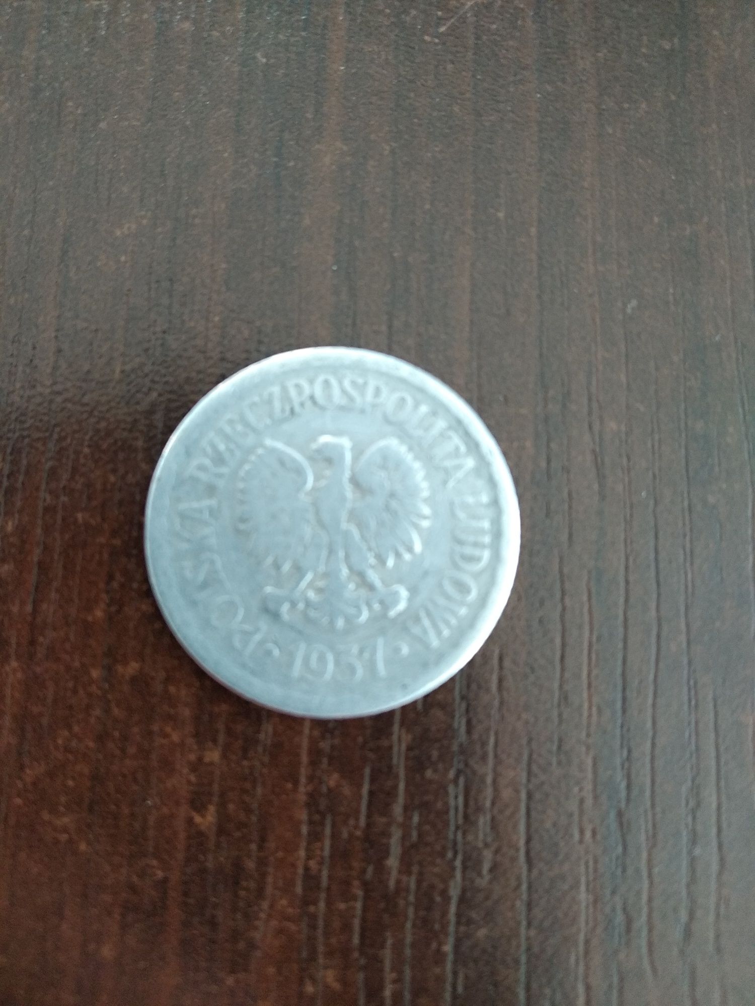 Moneta 1zł z 1957 r