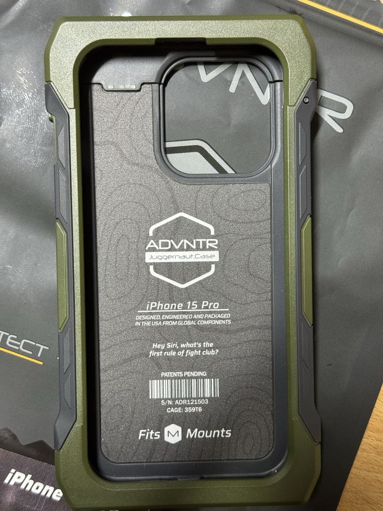 Чохол тактичний iphone 15 pro juggernaut case