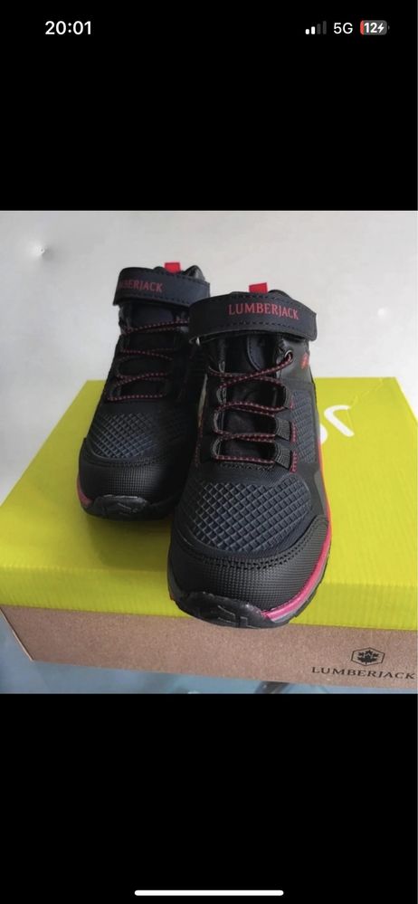 Nowe buty kozaki sniegowce dla chlopca Lumberjack rozmiar 28