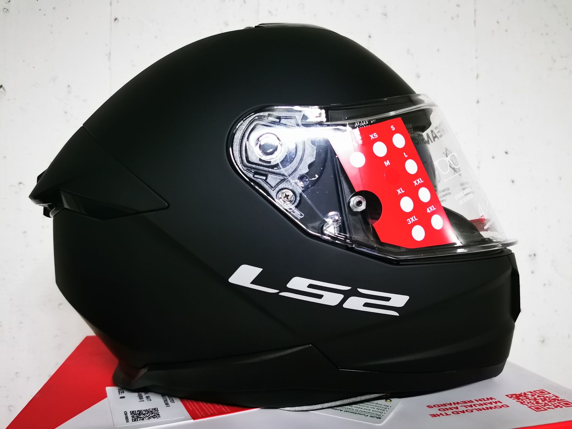 Capacete Integral LS2 FF808 Stream II Preto Matte ( L )( NOVOS )