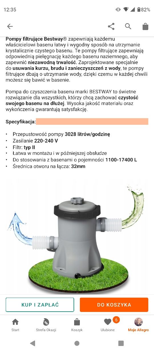 Pompa filtrująca Bestway