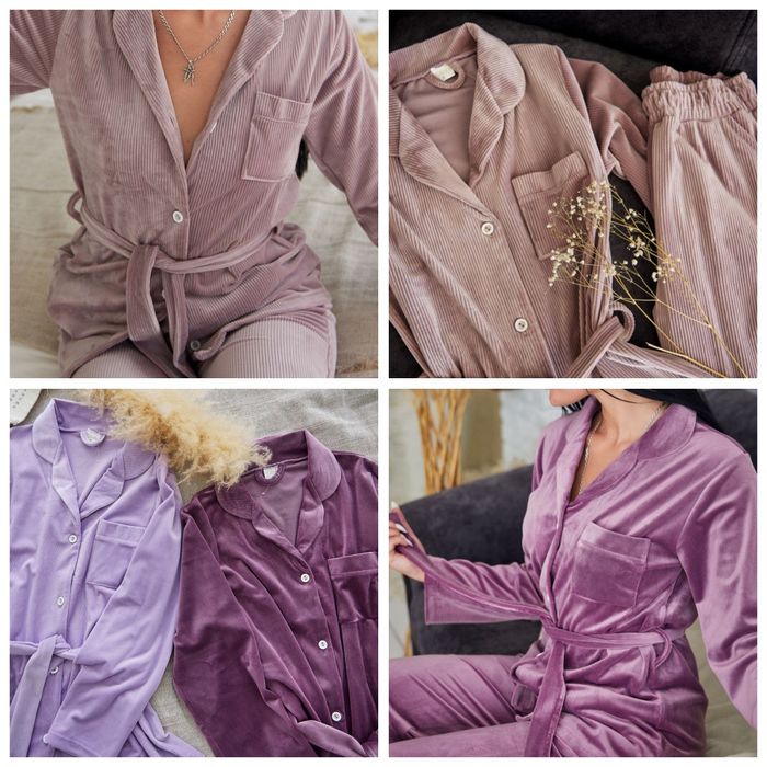 Двійка велюр рубчик різні кольори