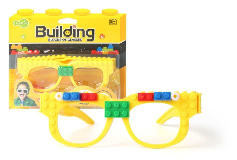 Okulary LEGO - Oprawki - gratis klocki ŻÓŁTE