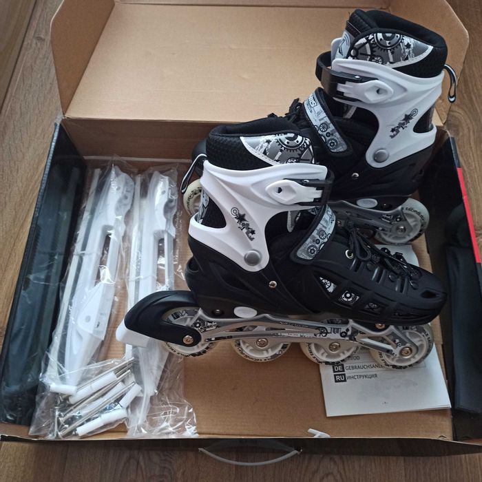 Łyżwy, łyżworolki, wrotki i rolko-wrotki dla dzieci i dorosłych NOWE