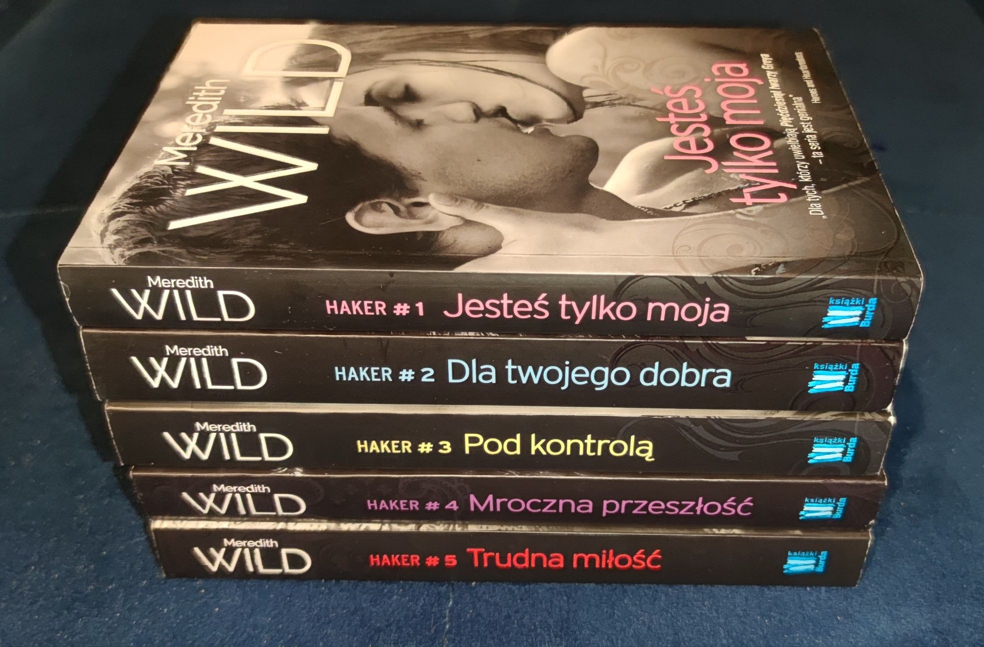 "Haker" cała seria książek Meredith Wild