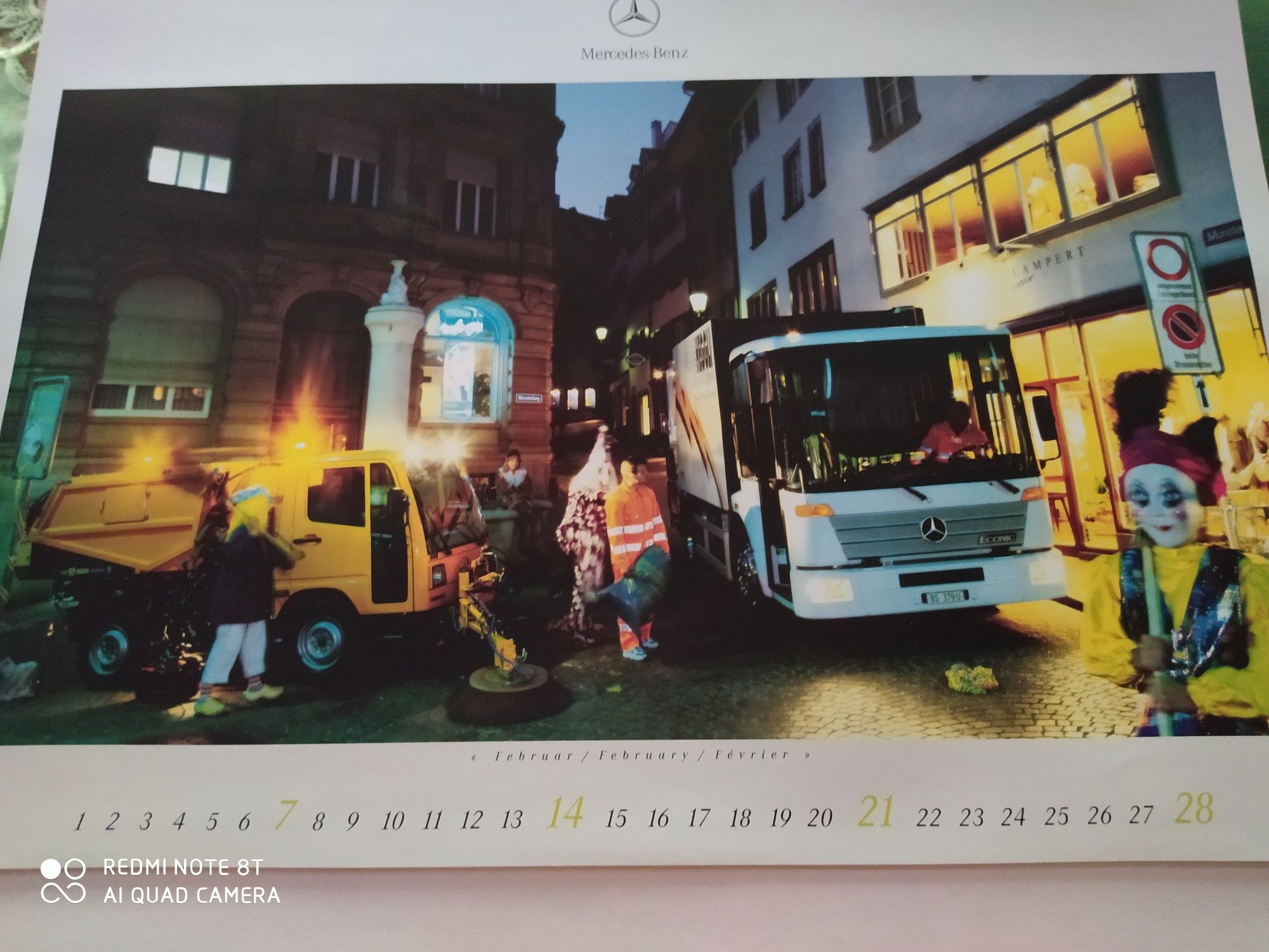 Kalendarz Mercedes 1999 r.