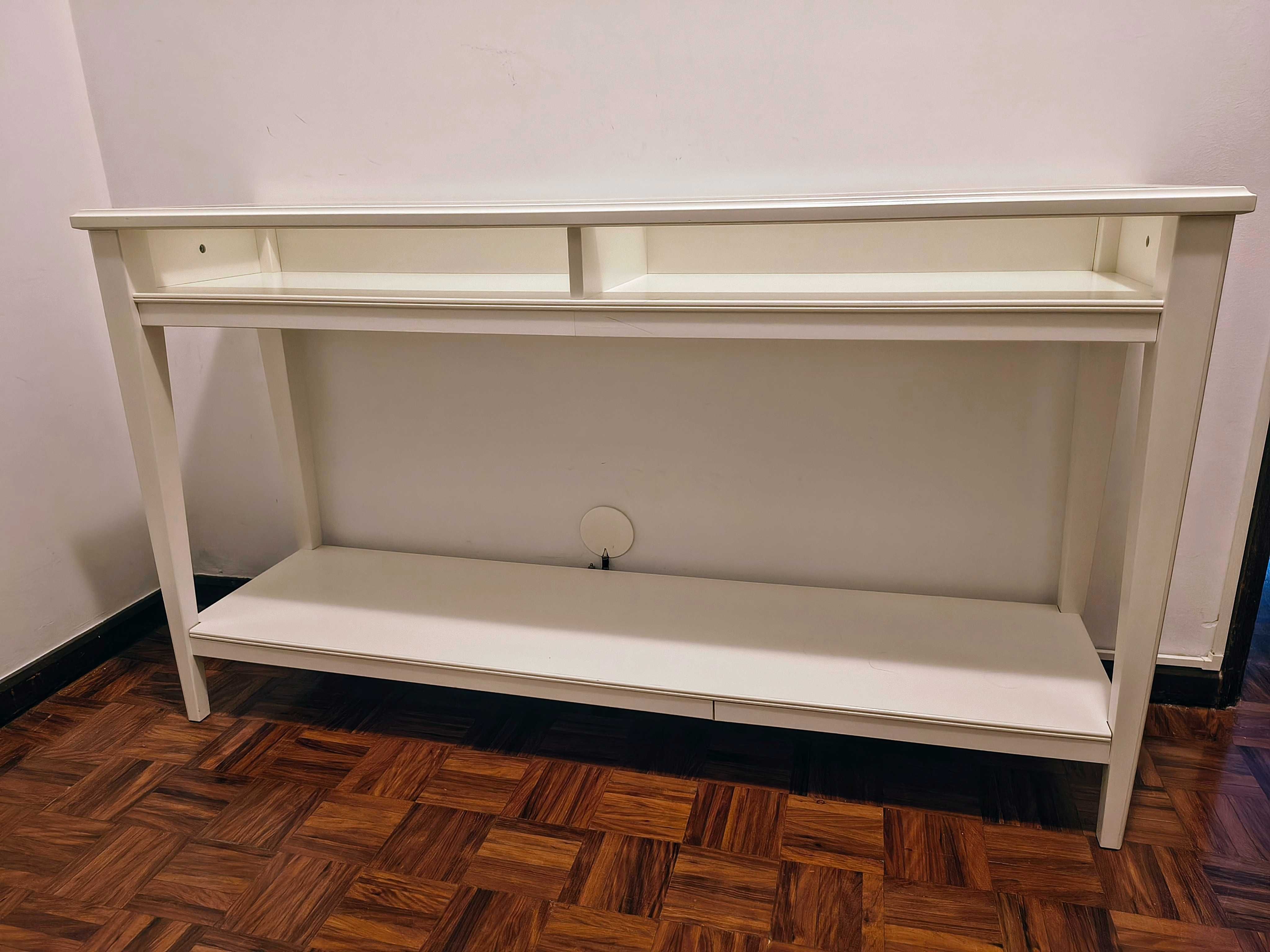 Consola Aparador Branco com vidro