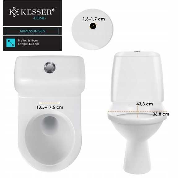 Deska sedesowa wolnoopadająca, Duroplast, Quick-Release