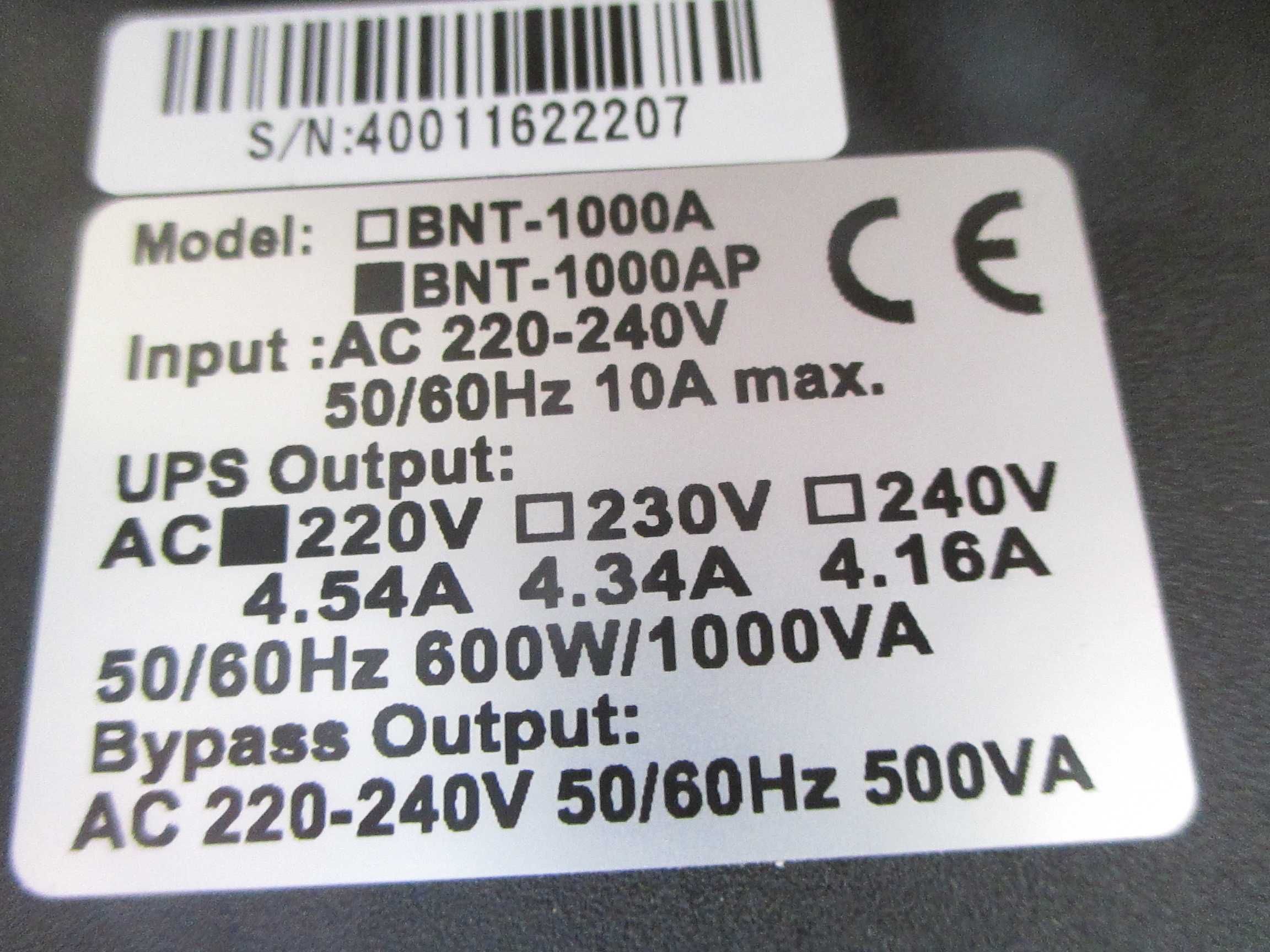 ИБП Powercom BNT-1000AP