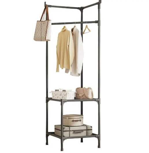 СУЧАСНА Кутова стійка Вішалка для одягу та взуття Угловая стойка