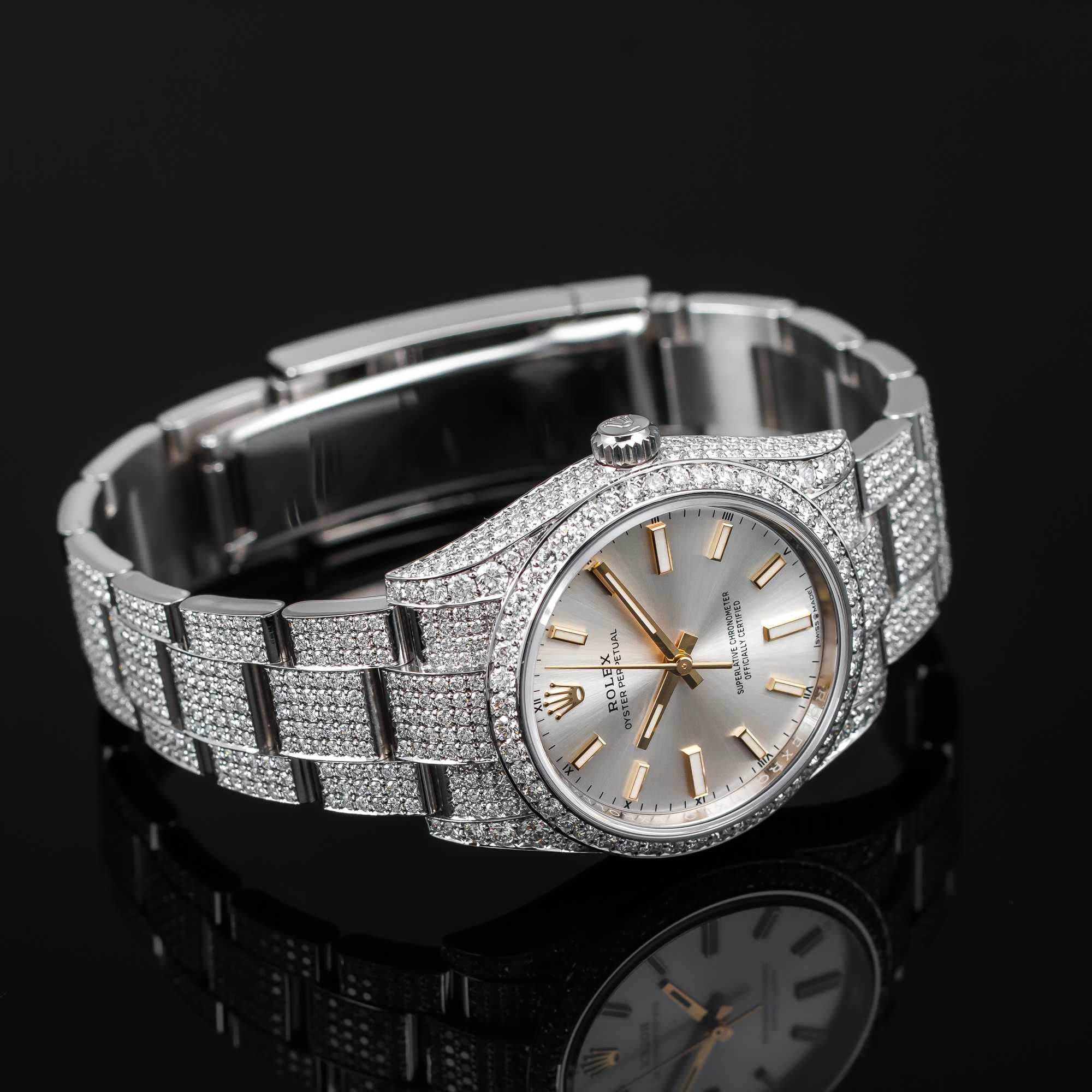 Rolex Oyster Perpetual 34mm - diamentowy ICED