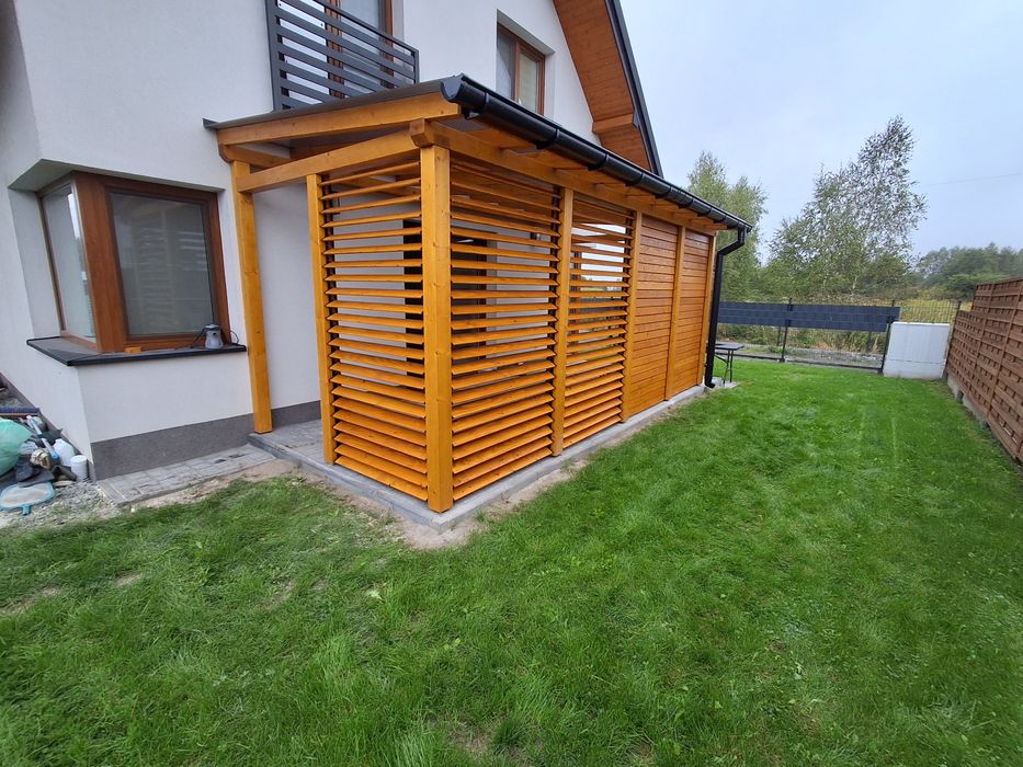 Zadaszenie tarasu, pergola ogrodowa  wiata