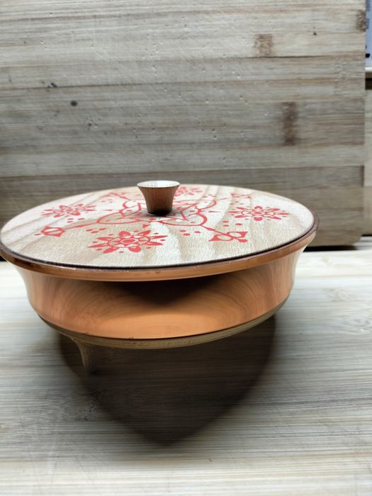 Szkatułka z NRD drewnianna