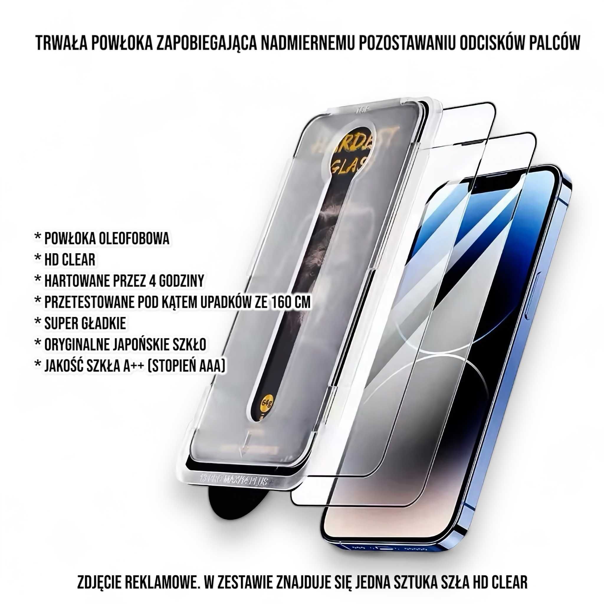 Szkło hartowane BRAVE BEAR CLEAR - iPhone 14 Pro Max - JAKOŚĆ PREMIUM