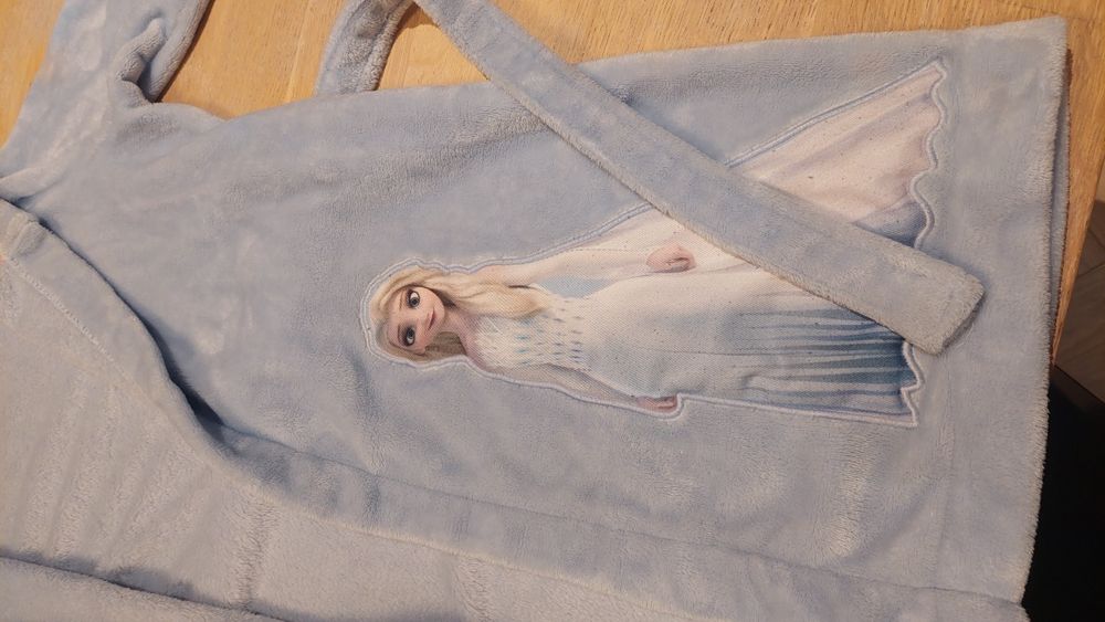 Szlafrok H&M Kraina lodu ELSA. R. 134/140, 8-10 lat. Super jakość!
