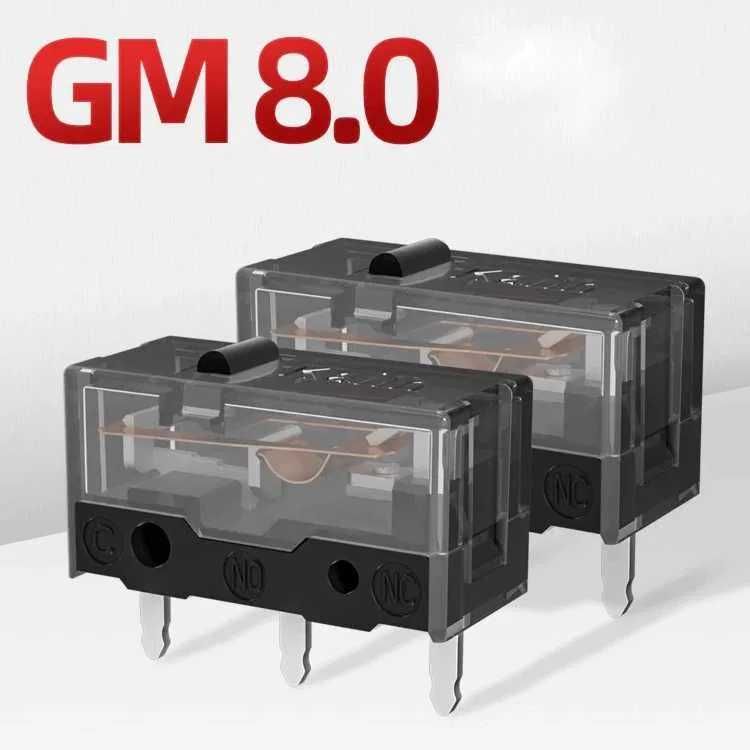 Kailh GM 8.0 Black - 2шт Кнопки для мышки, микропереключатели, микрики