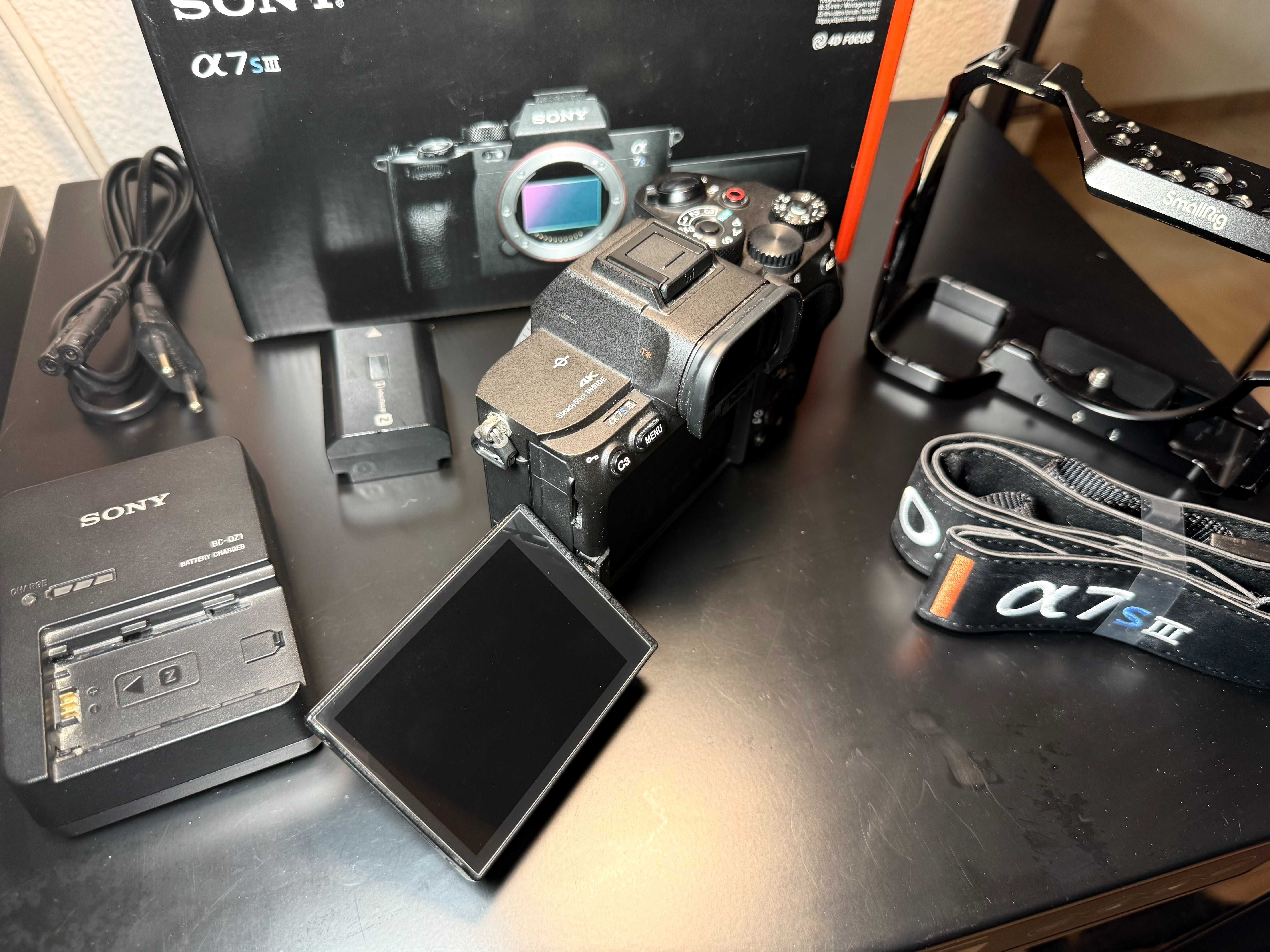 Sony A7S III como nova! Caixa + Cage SmallRig