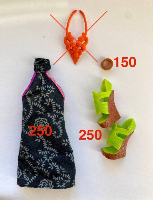 Скеліта Монстер Хай одяг, взуття та аксесуари