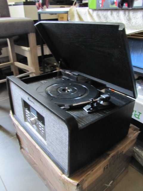 Wieża stereo + gramofon styl retro drewno AUNA Bella Ann