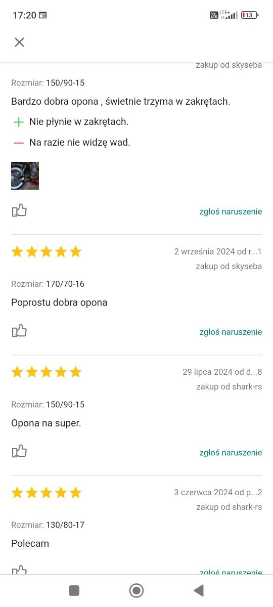 Honda Vtx 1300 Vt 1100 C3 Shadow opony przód tył kpl. dedykowane 24