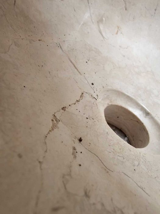 lavatorio de pousar 40-cm bege pedra