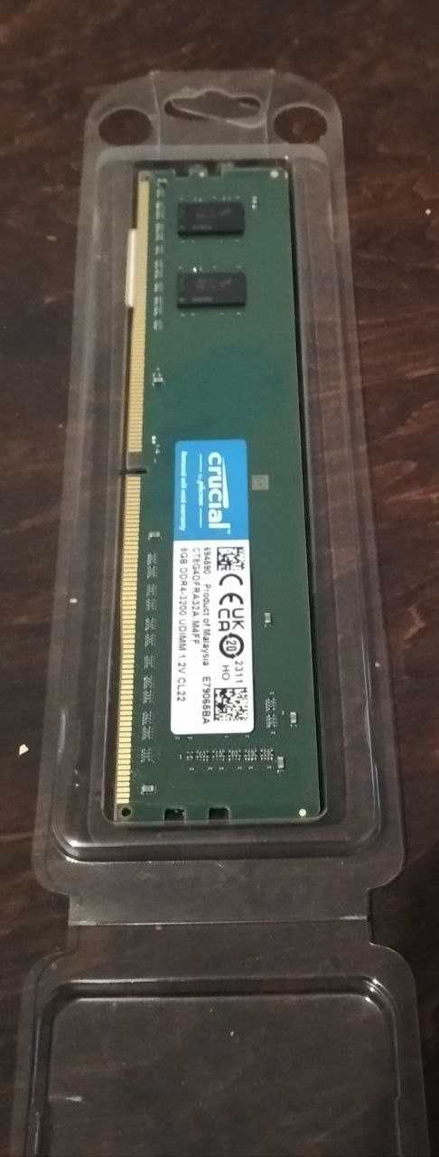 Оперативна пам’ять Crucial DDR4-3200 8192MB PC4-25600