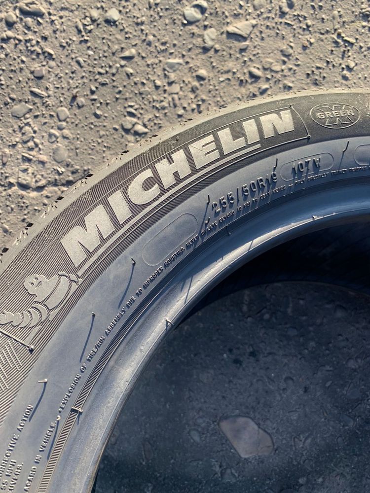 Шини 255/50 R19 Michelin літо 2021рік,5,5мм