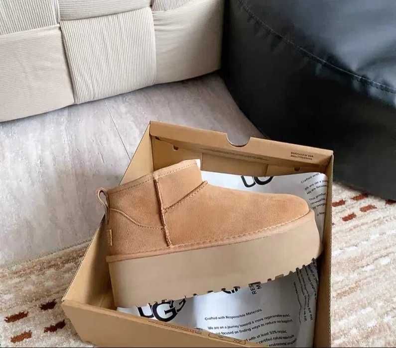 Buty damskie UGG_Classic_Ultra_Mini_Platform_Boot_Chestnut. R.38