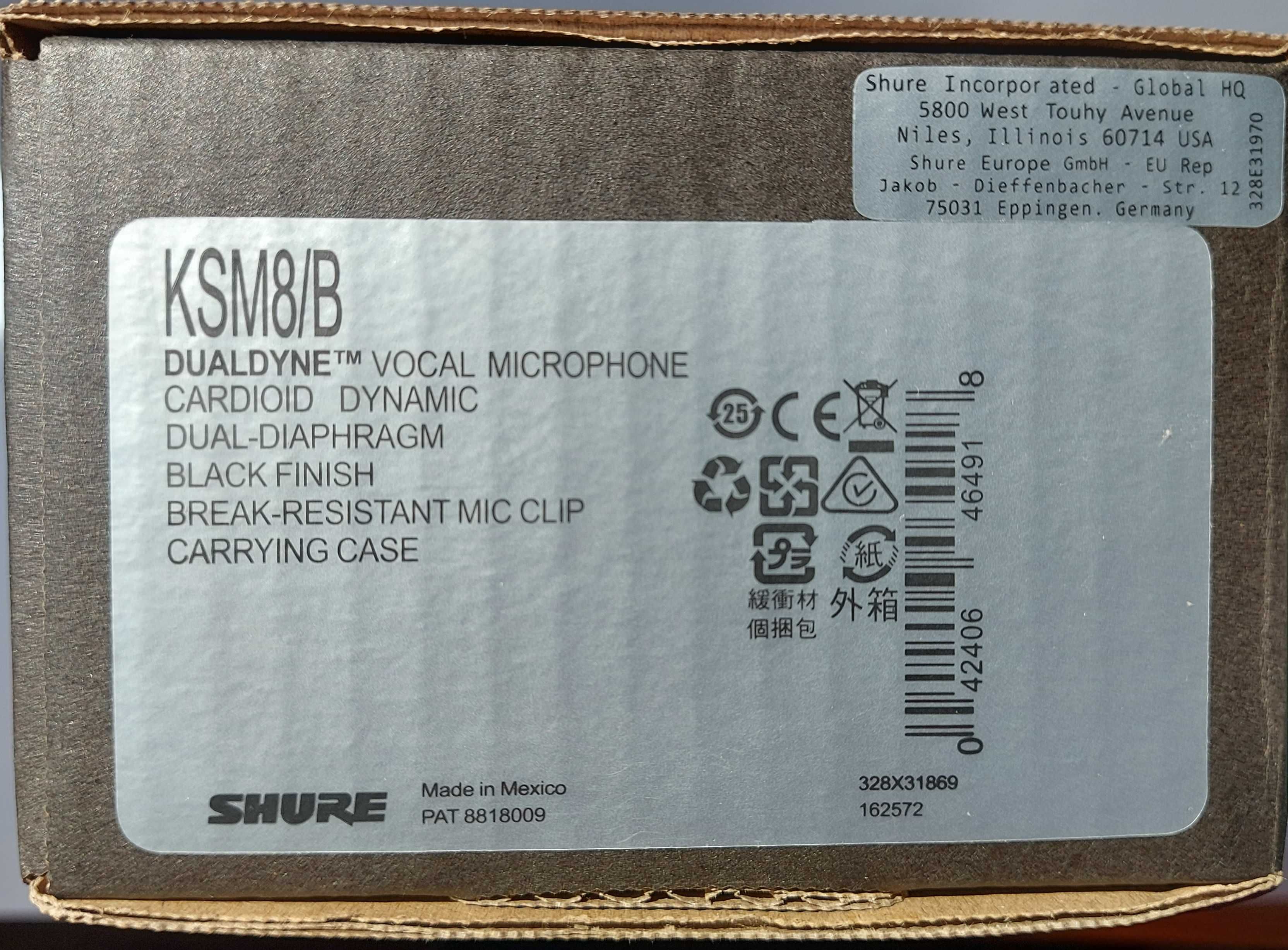 Mikrofon Shure KSM8