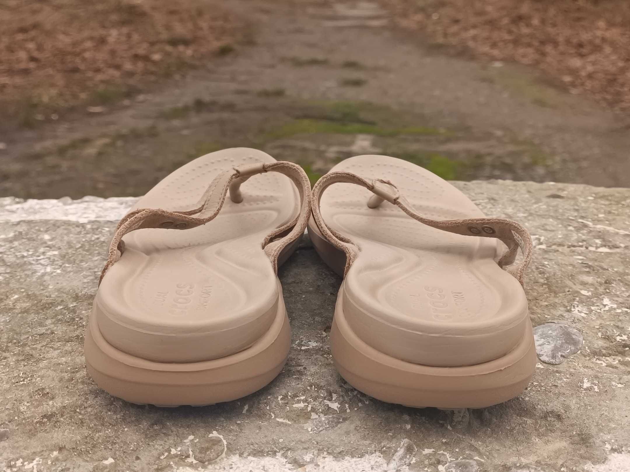 Легенькі вєтнамки, шльопки Crocs dual comfort