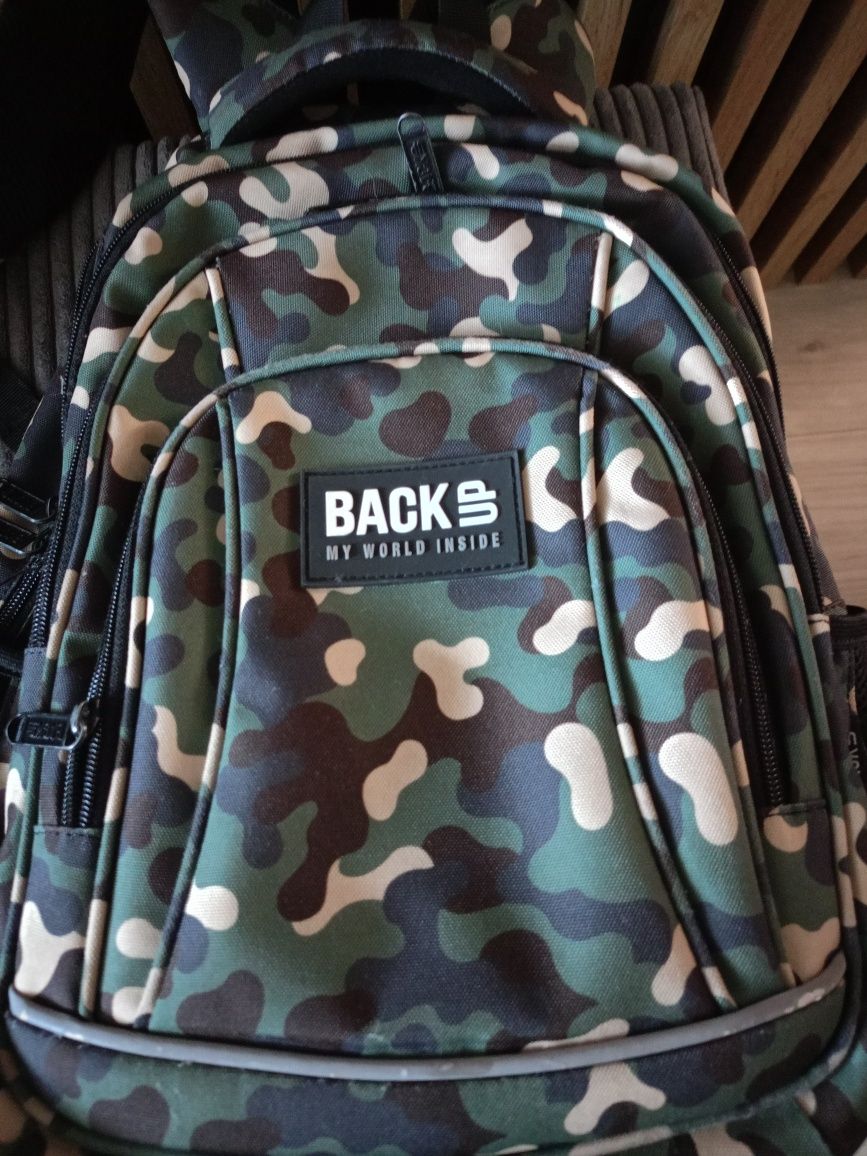 Plecak szkolny Back Up militarny
