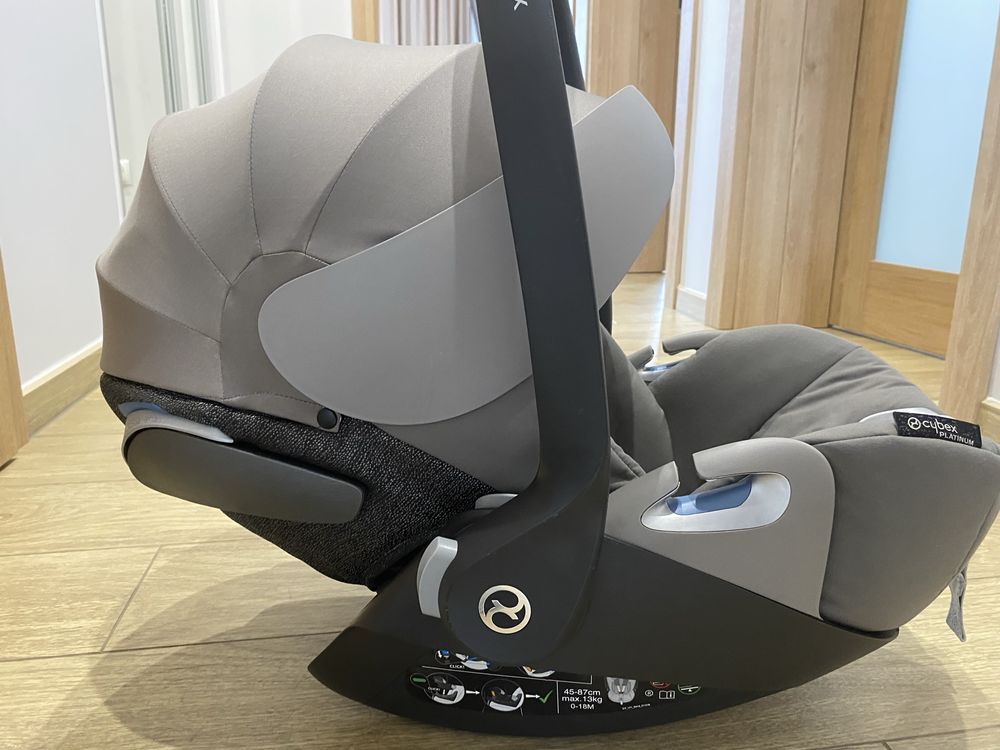 Cybex Cloud Z Fotelik Samochodowy 0-13 kg Soho Grey + Baza Z Zestaw