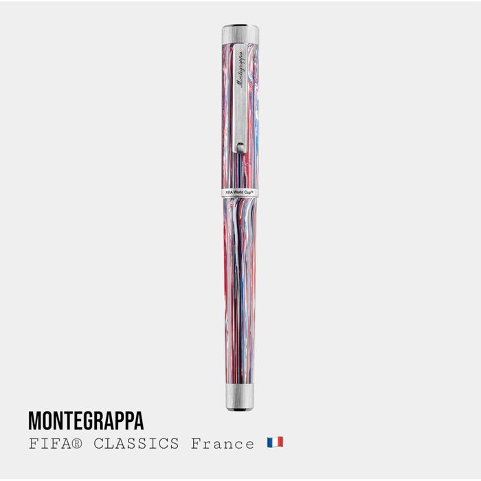 Пір’яна Ручка Montegrappa FIFA France | Ліміт 100 шт | 14K золоте перо