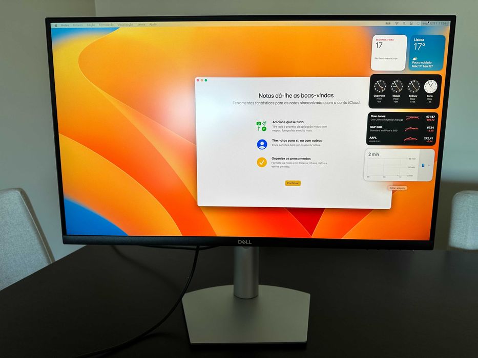 Monitor Dell S2722QC – 27” 4K – Como Novo