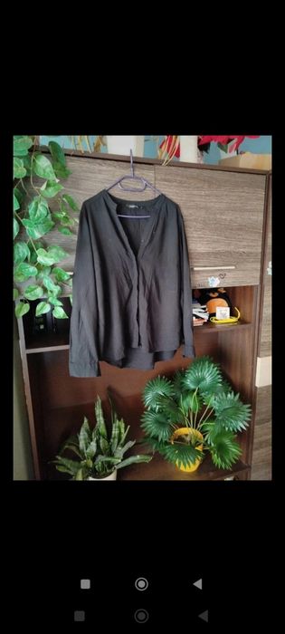 Czarna bluzka z viscozay