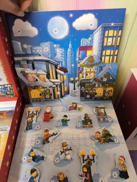Lego Лєго Різдвяна книжечка з наліпками мініфігурка Санти