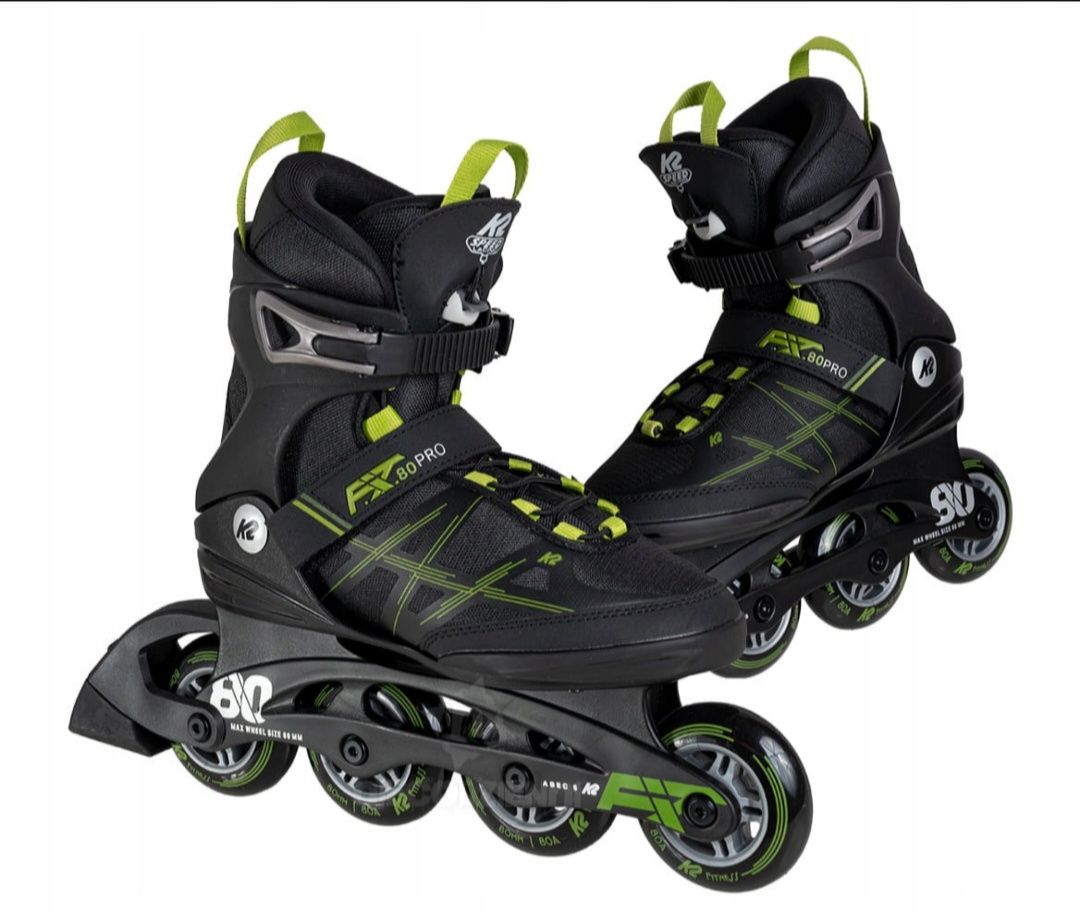 K2 FIT 80 PRO Rolki rekreacyjne męskie 46 nowe super cena