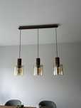 Lampa złota bursztynowa Dieter Knoll