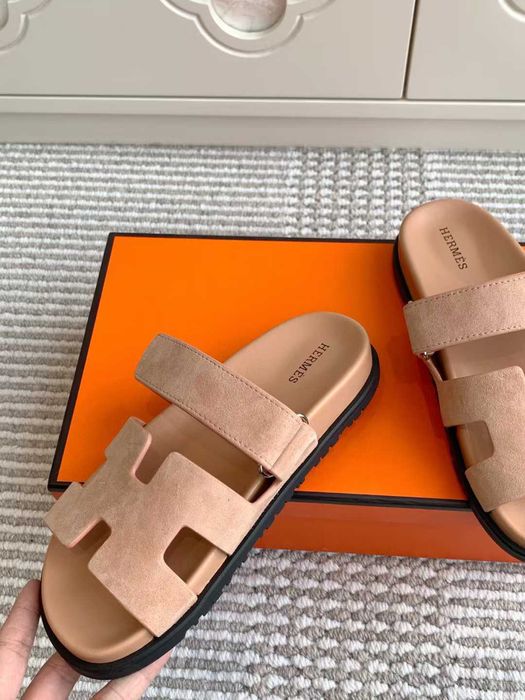 Buty, sandaly klapki, skora 070305