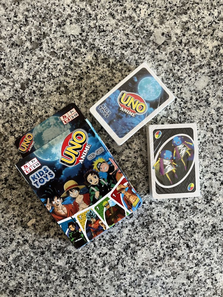Cartas UNO: Edição Especial “Anime”