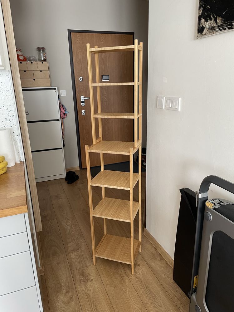 Regał bambus / bambusowy RAGRUND Ikea, używany, stan idealny.