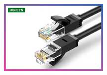 Кабель для роутера cat 6 Ugreen Ethernet патч-корд lan провод 1 - 40 м
