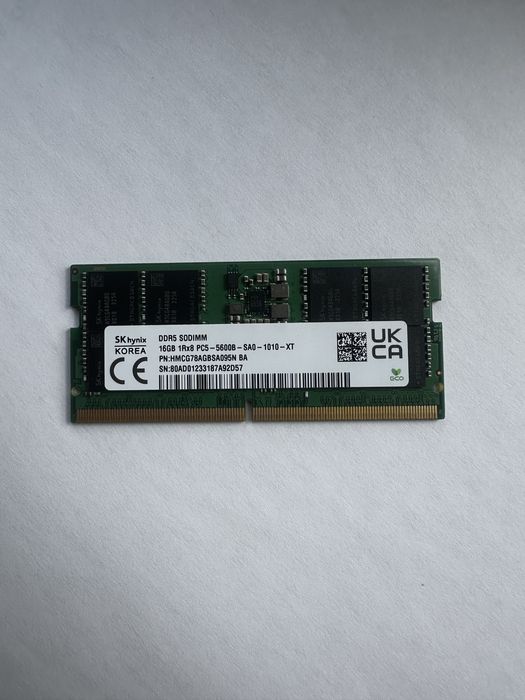 Módulo de memória RAM SK Hynix 16GB DDR5 SODIMM
