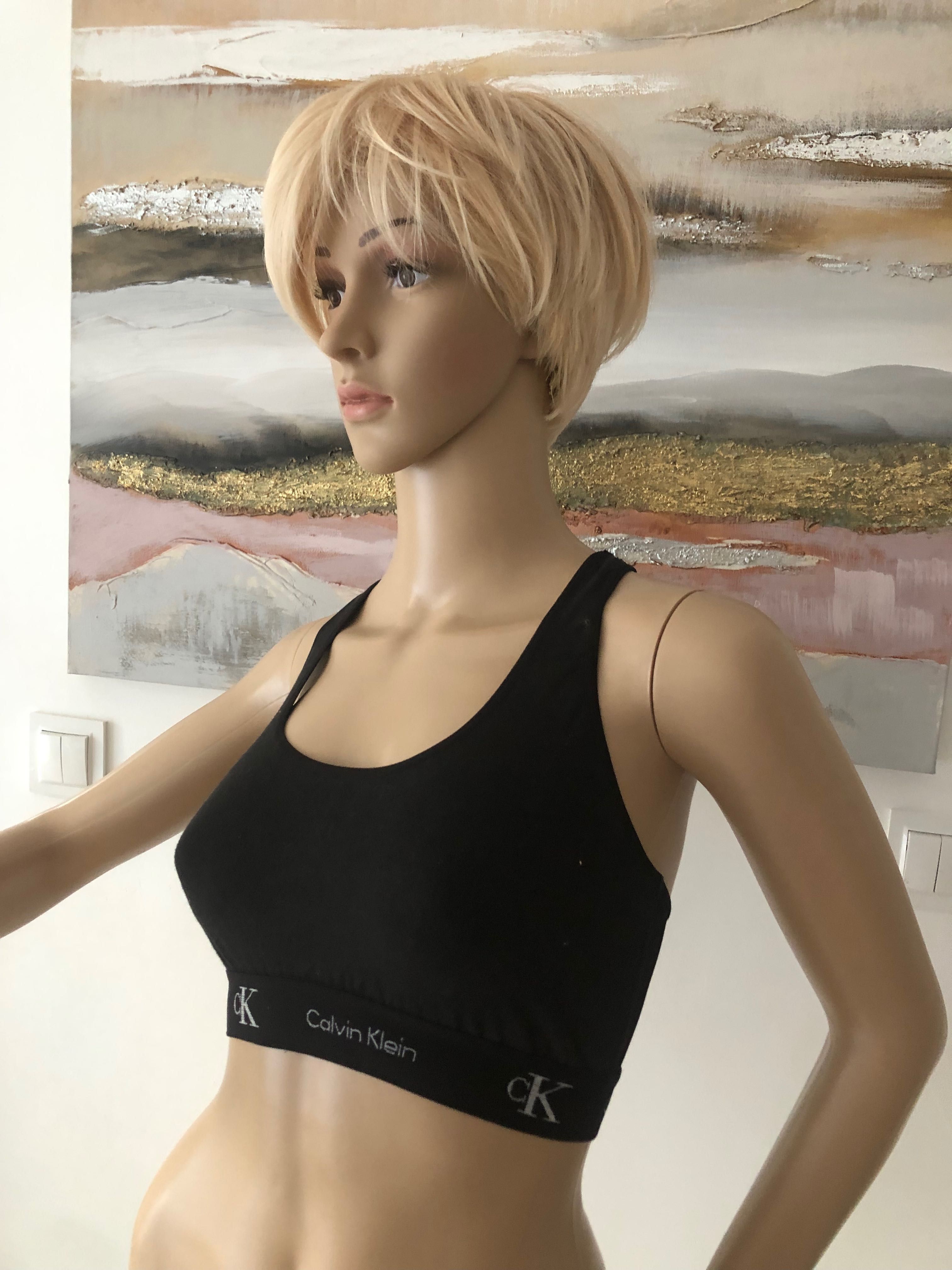 top, koszulka fitness Stanik sportowy Calvin Klein r 70 b