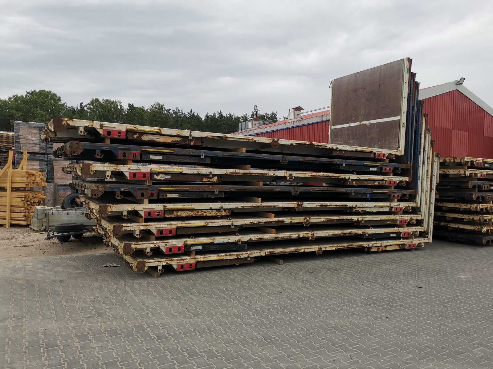 Platforma platformy zabudowa BDF 7.45 KRONE Stan BDB możliwy transport