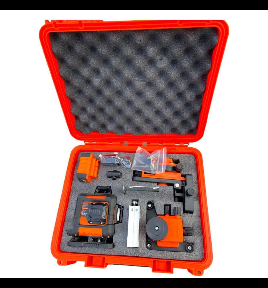 Laser poziomujący 16 liniowy zielony 4x360st. WT-8799 Wertec