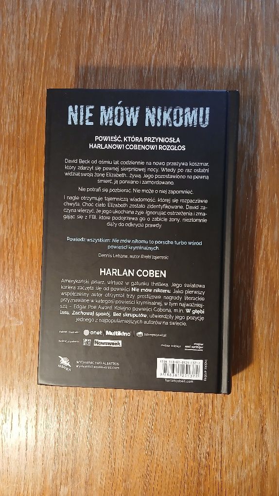 Nie mów nikomu - Harlan Coben