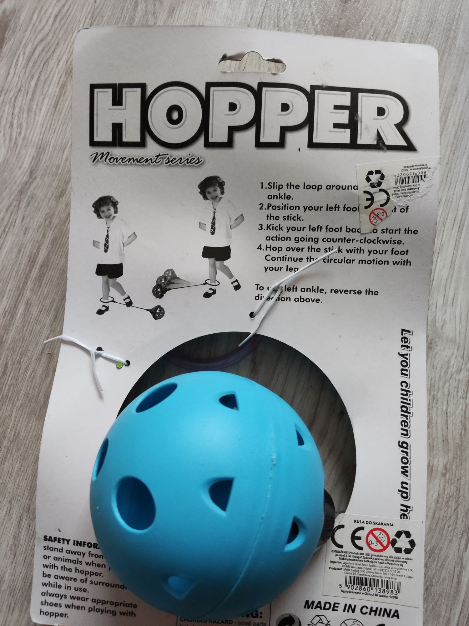 Hopper zabawka do przeskakiwania nowa