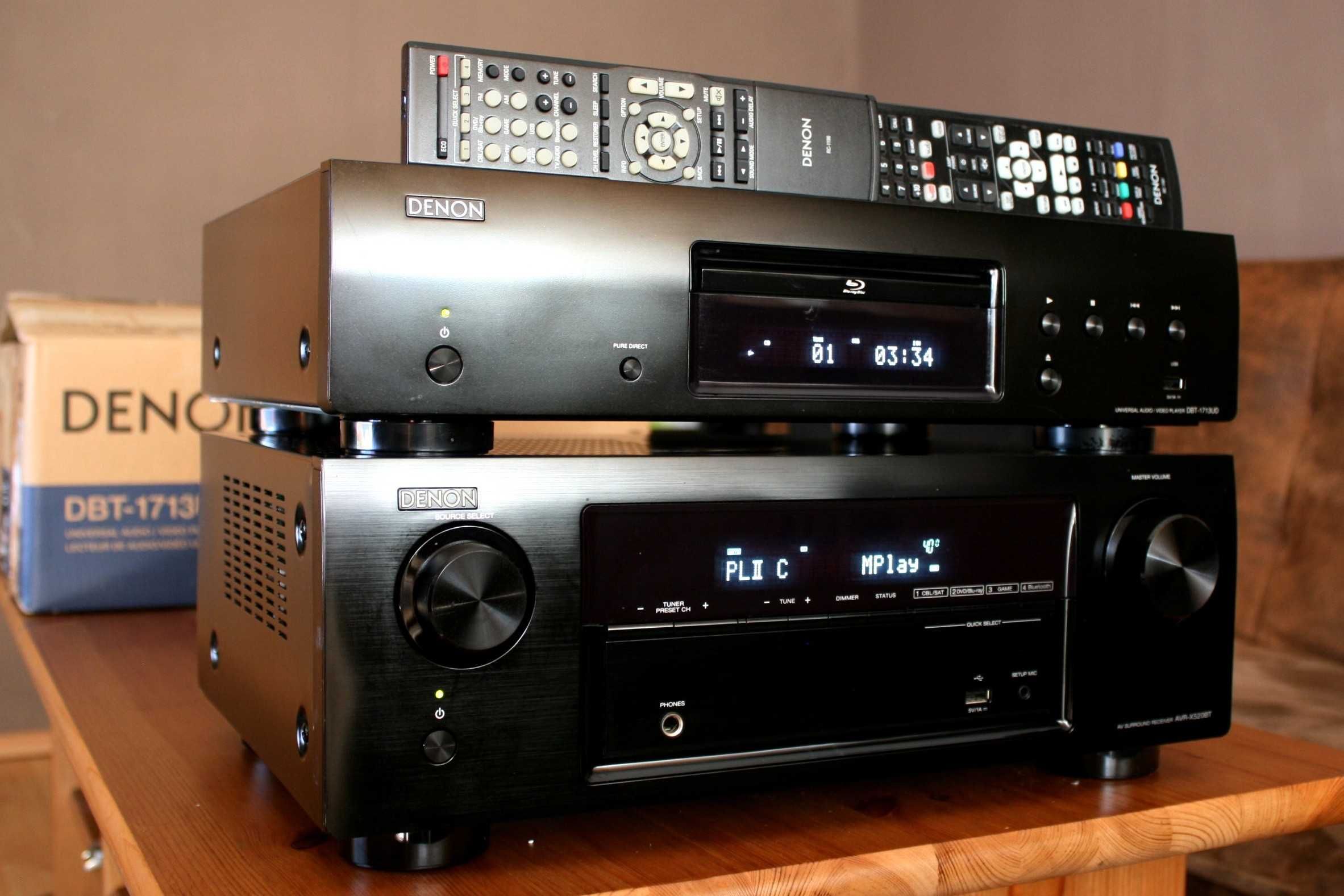Amplituner Denon X 520 BT Bluetooth wzmacniacz kino domowe