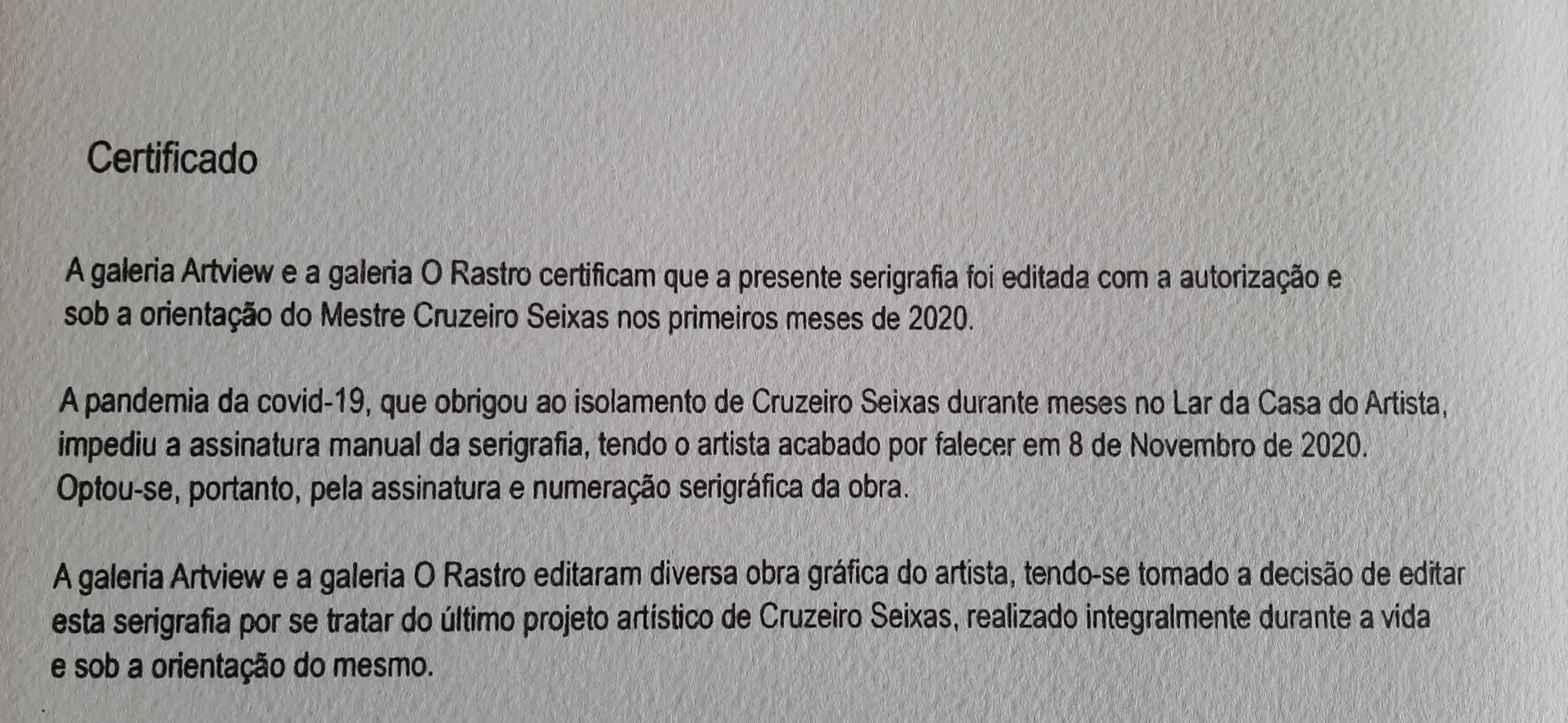 Cruzeiro Seixas - serigrafia